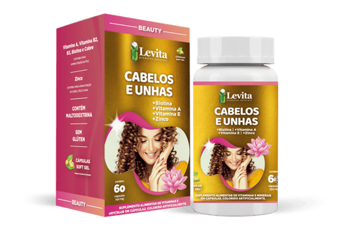 CABELOS E UNHAS LEVITA  500MG C/ 30 CAPS