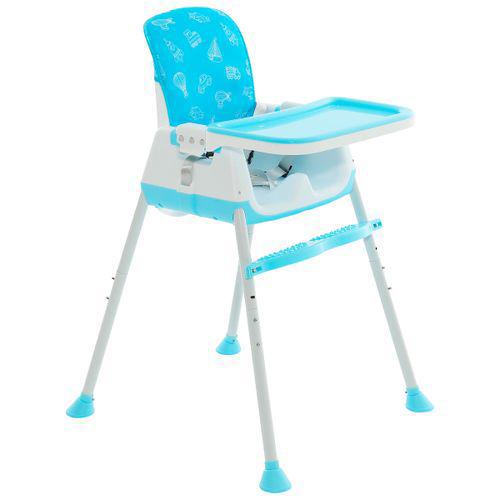 Cadeira De Alimentação Bebê Portátil Zest Maxi Baby Azul