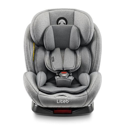 Cadeira Para Auto 036 Kgs Isofix Com Rotação Snugfix Cinza Litet Bb454