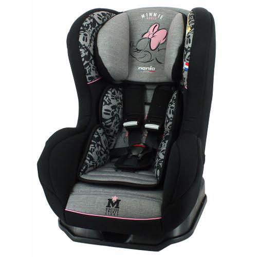 Cadeirinha De Carro Primo Minnie Mouse Cool 0 A 25Kg Disney Preto E Rosa