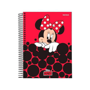 Caderno Espiral Universitário Minnie Com 80 Folhas 1 Unidade