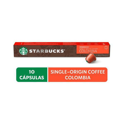 Imagem do produto Cafe Em Capsula Starbucks Nespresso Singleorigin Coffee Colombia 10 Capsulas