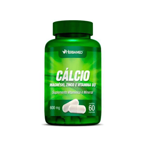 Calcio, Magnesio E Vit D3 60 Capsulas