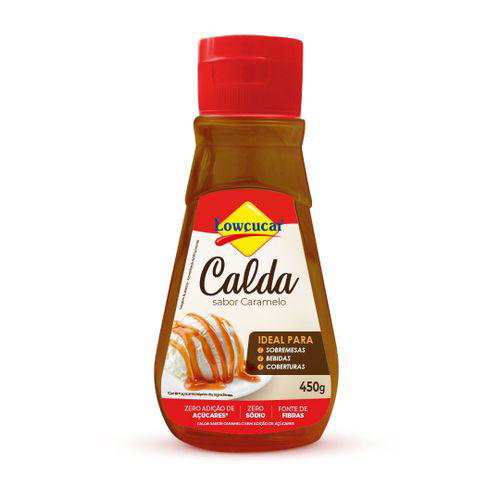 Calda Sabor Caramelo Zero Adiçao De Açucares 450G