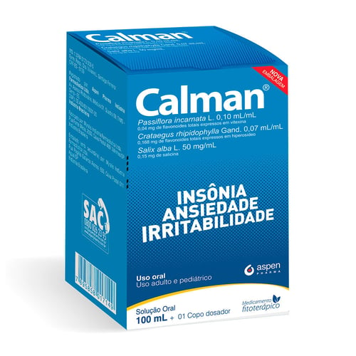 Calman Solução Oral Com 100Ml