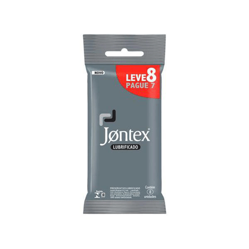 Camisinha Lubrificada Juntex Com 8 Unidades Jontex 8 Unidades