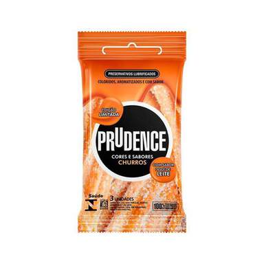 Camisinha Prudence Cores E Sabores Churros Com 3 Unidades