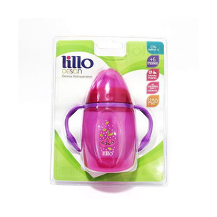 Copo De Treinamento Infantil Com Alça Design 250Ml Rosa Lillo