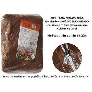 Imagem do produto Capa Diamante Para Colchão Casal Zíper 1,38M X 1,88M X 0,20M