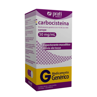 Carbocisteína 250Mg Xarope 100Ml Prati Donaduzzi - Prati Donaduzzi Genérico