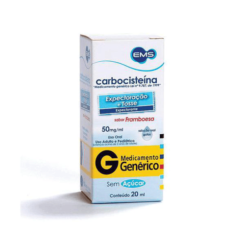 Carbocisteína - Gotas 20Ml Ems Genérico