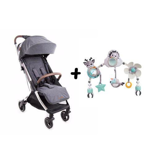 Carrinho De Bebê Eva Luxe Maxicosi Twilic Grey + Arco Sunny Stroll