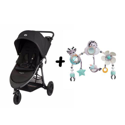 Carrinho De Bebê Gia Xp Maxicosi Midnight Black + Arco Sunny Stroll