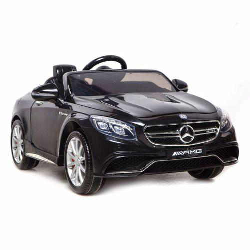 Carrinho Elétrico Ecar Mercedesbenz 12V Com Controle Remoto Infanti Preto