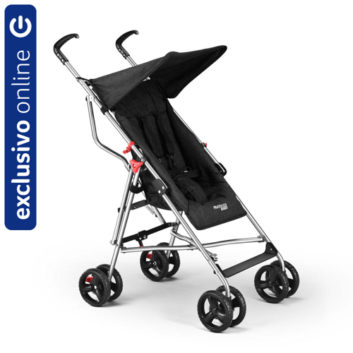 Carrinho Guardachuva Pocket 15Kgs Preto Multikids Baby