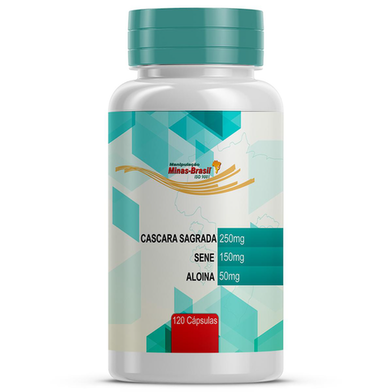 Cascara Sagrada 250Mg   Sene 150Mg   Aloina 50Mg - 120 Cápsulas