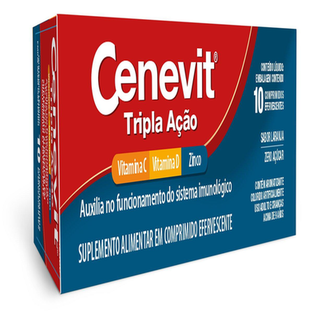 CENEVIT TRIPLA ACAO C/10 COMPRIMIDOS  EFERVESCENTES