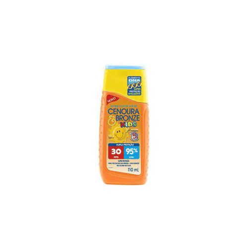 Imagem do produto Cenoura - E Bronze Bloqueador Solar Kids Fps30 Com 110 Ml