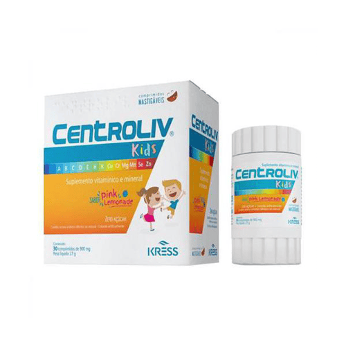 Centroliv Kids 800Mg Com 30 Comprimidos Mastigáveis