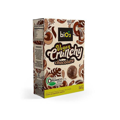 Cereal Matinal Orgnico Vegan Crunchy Chocolate Sg Bio2 200G