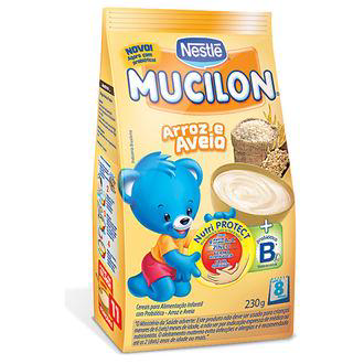 Cereal Mucilon Arroz E Aveia A Partir Do 6 Mês Com 230 G