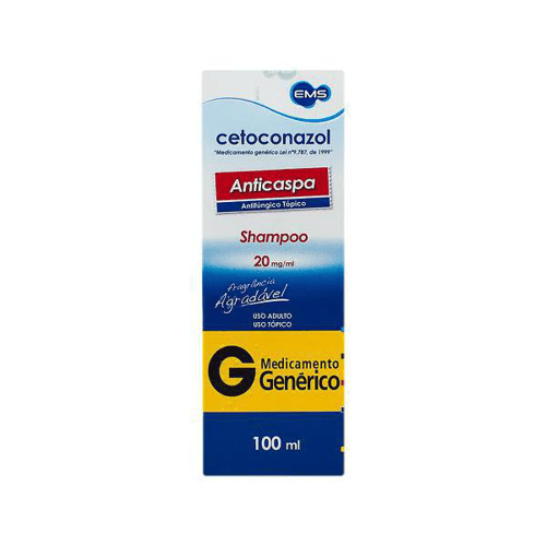 Cetoconazol 20Mg/G - Shampoo 100Ml Ems Genérico