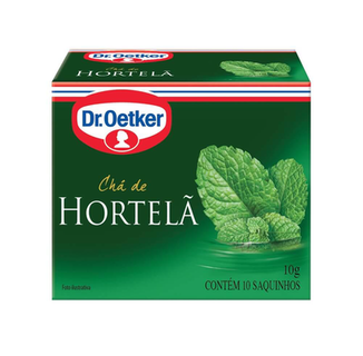 Imagem do produto Chá Dr. Oetker Hortelã Com 10 Sachês 10G