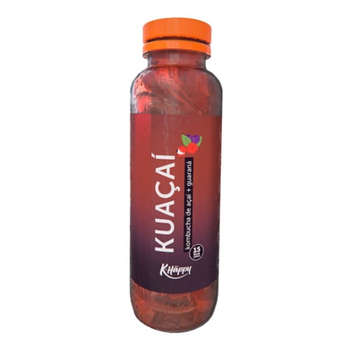 Imagem do produto Chá Kombucha Khappy Kuaçaí Açaí + Guaraná 355Ml