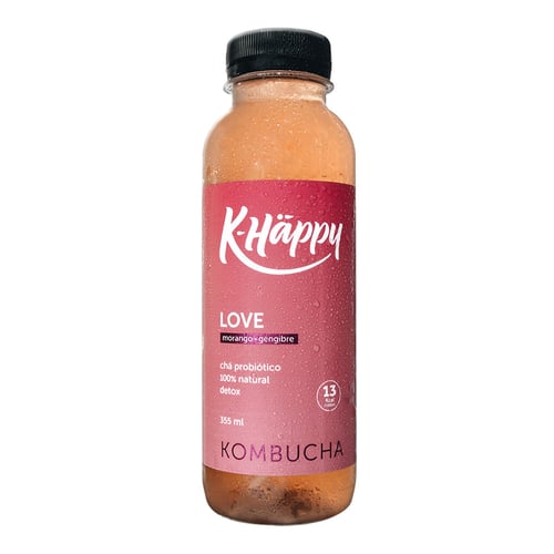 Imagem do produto Chá Kombucha Khappy Love 355Ml