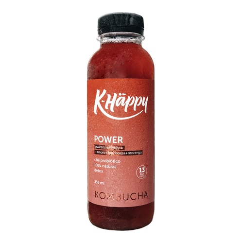 Chá Kombucha Khappy Power 355Ml