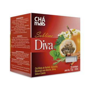 Imagem do produto Chá Sublime Diva 10 Sachês Mais