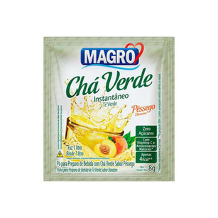 Cha Verde Magro Diet Pessego 8G Av