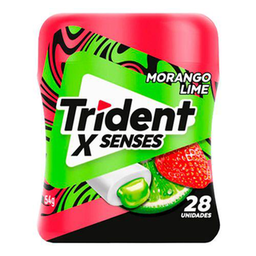 Imagem do produto Chiclete Trident X Senses Morango Lime 54G