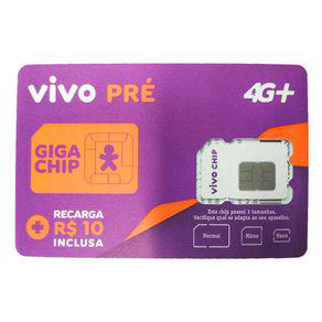 Chip Vivo Com Recarga 4G 1 Unidade