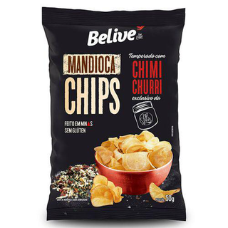 Imagem do produto Chips Mandioca Com Chimichurri Belive 50G