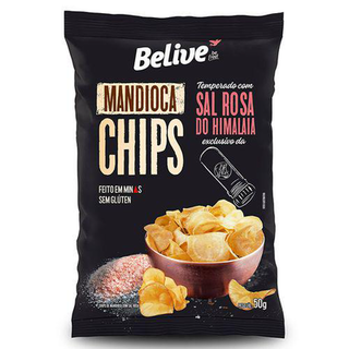 Chips Mandioca Sal Rosa Do Himalaia Belive 50G