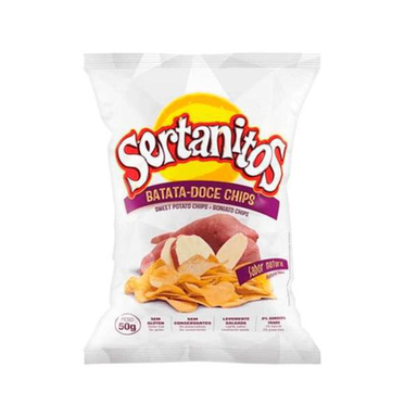 Chips Sertanitos Batata Doce 50G