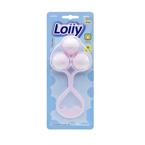 Chocalho Lolly Tip C7230 01 Rosa