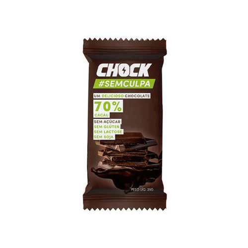 Chocolate 70% Cacau Chock 25G