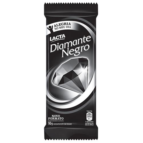 Chocolate Lacta Diamante Negro 80 Gramas