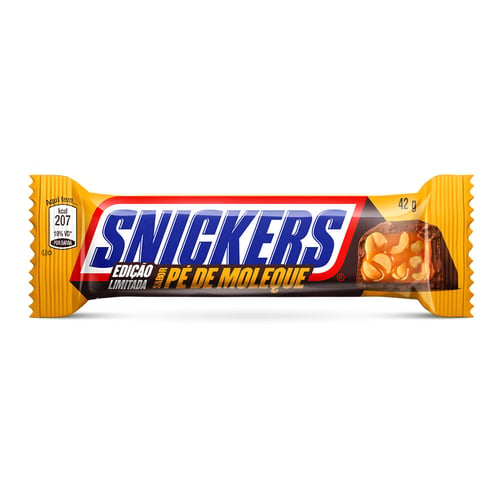 Imagem do produto Chocolate Snickers Pé De Moleque 42G