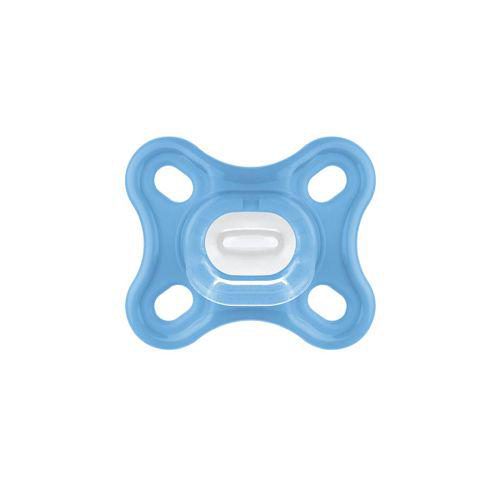 Chupeta Comfort 100% Silicone 0 À 6 Meses Azul Mam