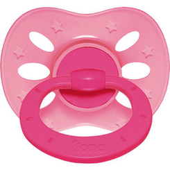 Imagem do produto Chupeta Fiona Classica Baby Silicone Rosa Tamanho 2 Ref 824130801130