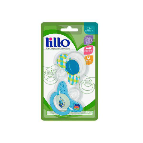 Imagem do produto Chupeta Lillo Bico Silicone Rosa Com 2 Tamanho 2 E 6Anos