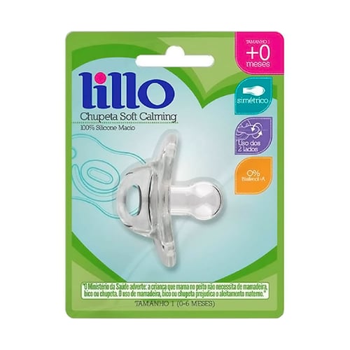 Chupeta Lillo Soft Calming Silicone Tam.1 Ref.623001