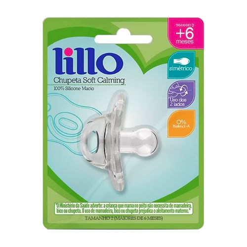 Imagem do produto Chupeta Lillo Soft Calming Silicone Tam.2 Ref.623101