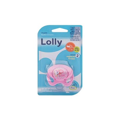 Imagem do produto Chupeta Lolly Silicone Tam 2 Rosa