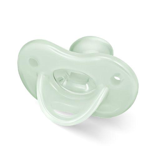 Chupeta Silicone Calming Brilha No Escuro 6M+ Neutra Lillo