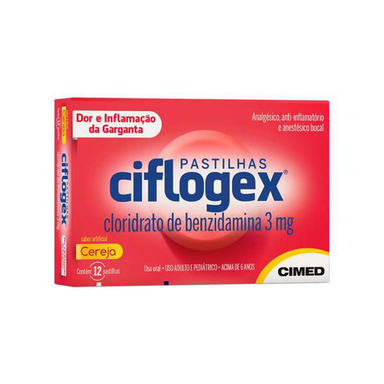 Imagem do produto Ciflogex - Cereja 12 Pastilhas