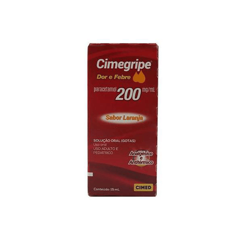 Imagem do produto Cimegripe Dor E Febre Gotas 200Mg Frasco 15Ml